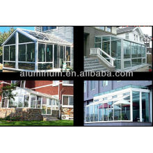 Aluminum profiles for sun room